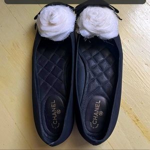 Rare Authentic 2009 Interlocking Chanel Ballet Flats